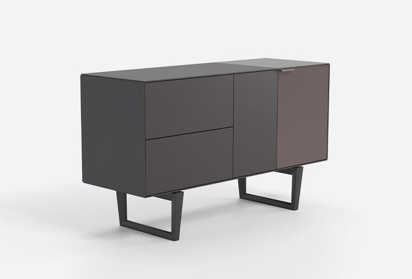 Modena High Gloss Bruin Ladekast 135X80 Cm