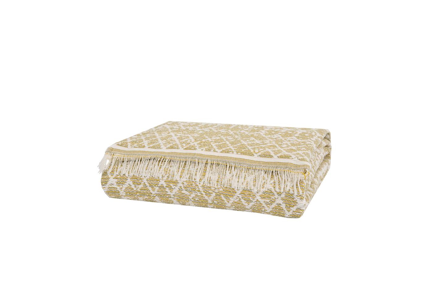 Zion Safran Bed Sprei Eenpersoons - foto 4