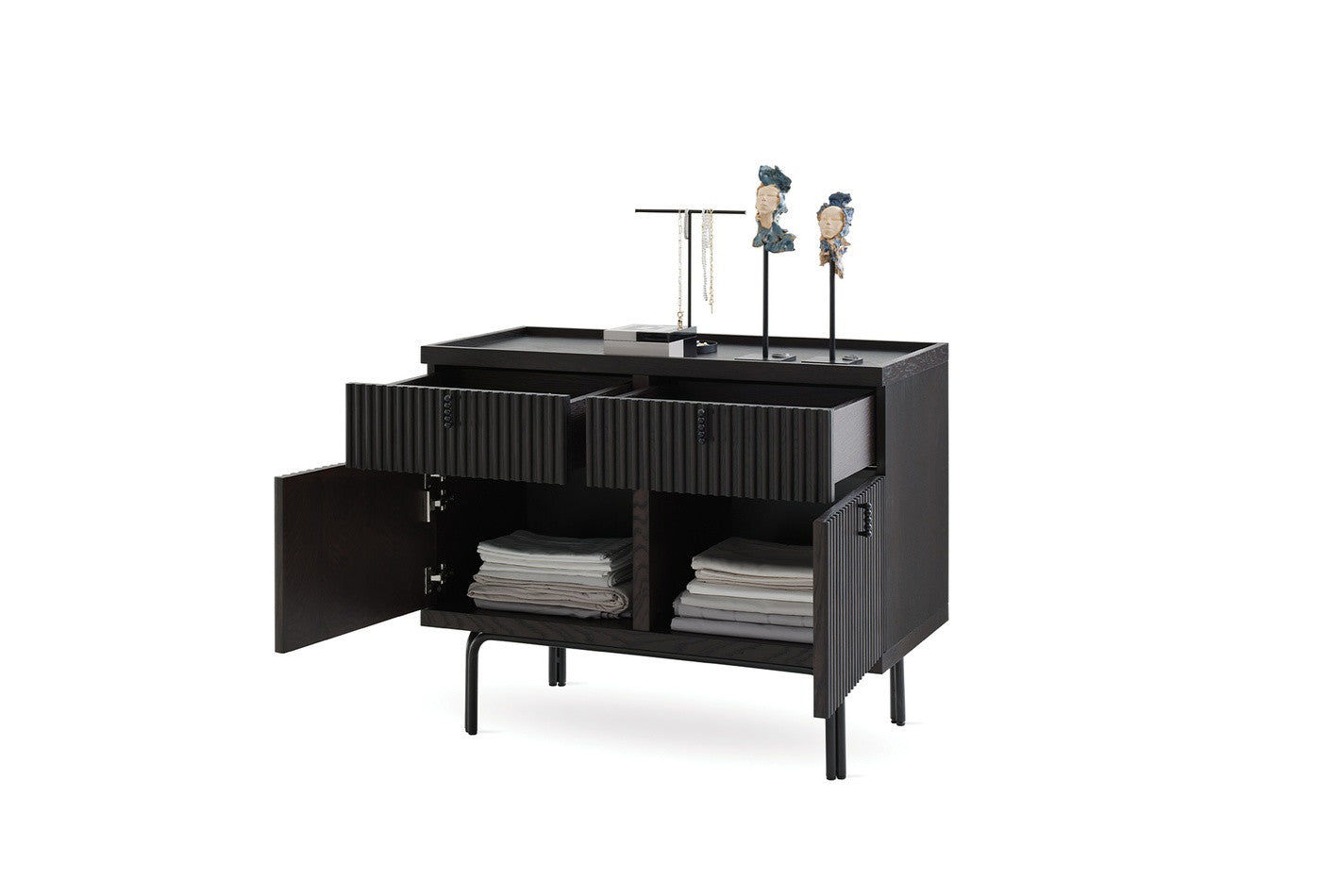 Austin Ladekast Donker OAK kleur 103x83 cm - foto 5