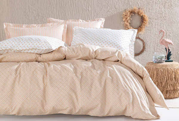Mix Match Baxley Blush Dekbedovertrek Eenpersoons