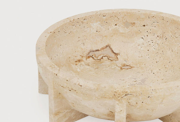 Oktav Groot Decoratief Bord, Beige