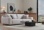 Mesta 3-Zitsbank Orme Stof Creme - foto 3