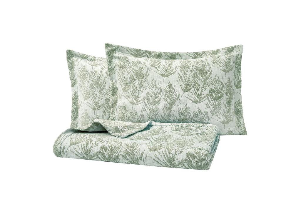 Ella Groen Bed Sprei Seti Tweepersoons - foto 4