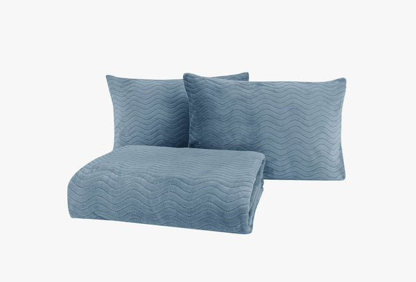 Dazel Indigo Deken Bed Sprei Seti Eenpersoons