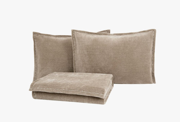 King Beige Bed Sprei Tweepersoons