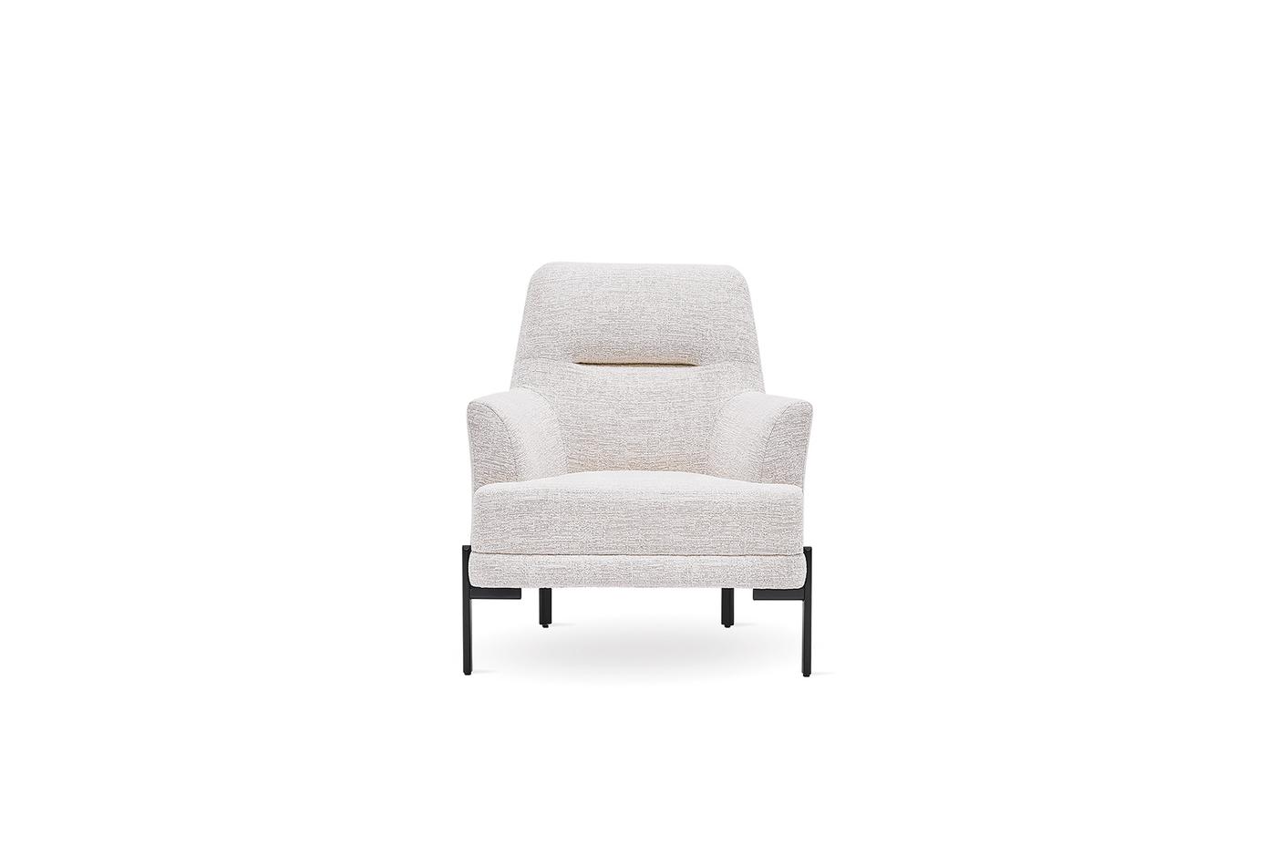 Terra Fauteuil Linnen geweven Wit - foto 5