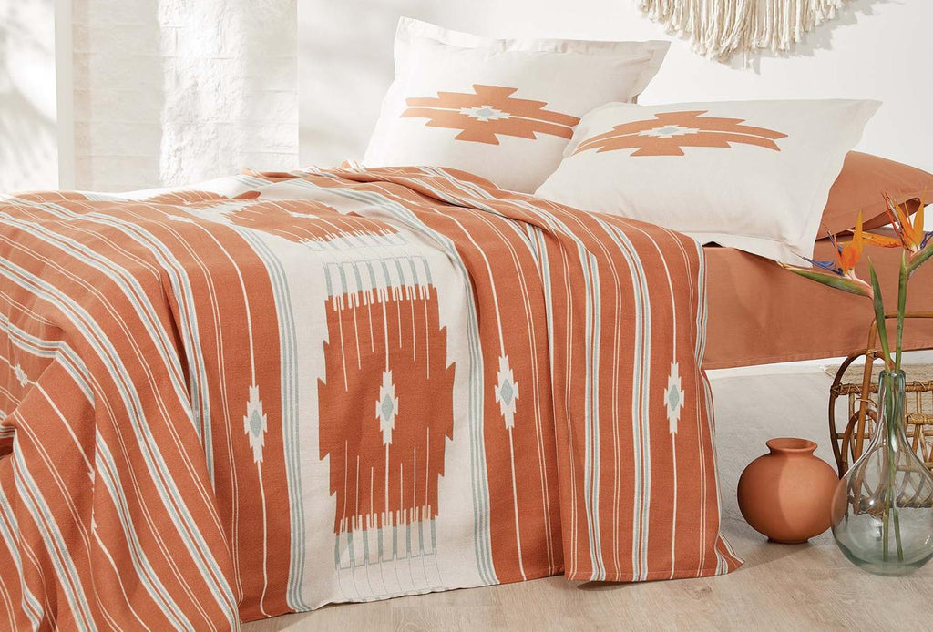 Nomi Terracotta Pique Tk Eenpersoons - foto 3