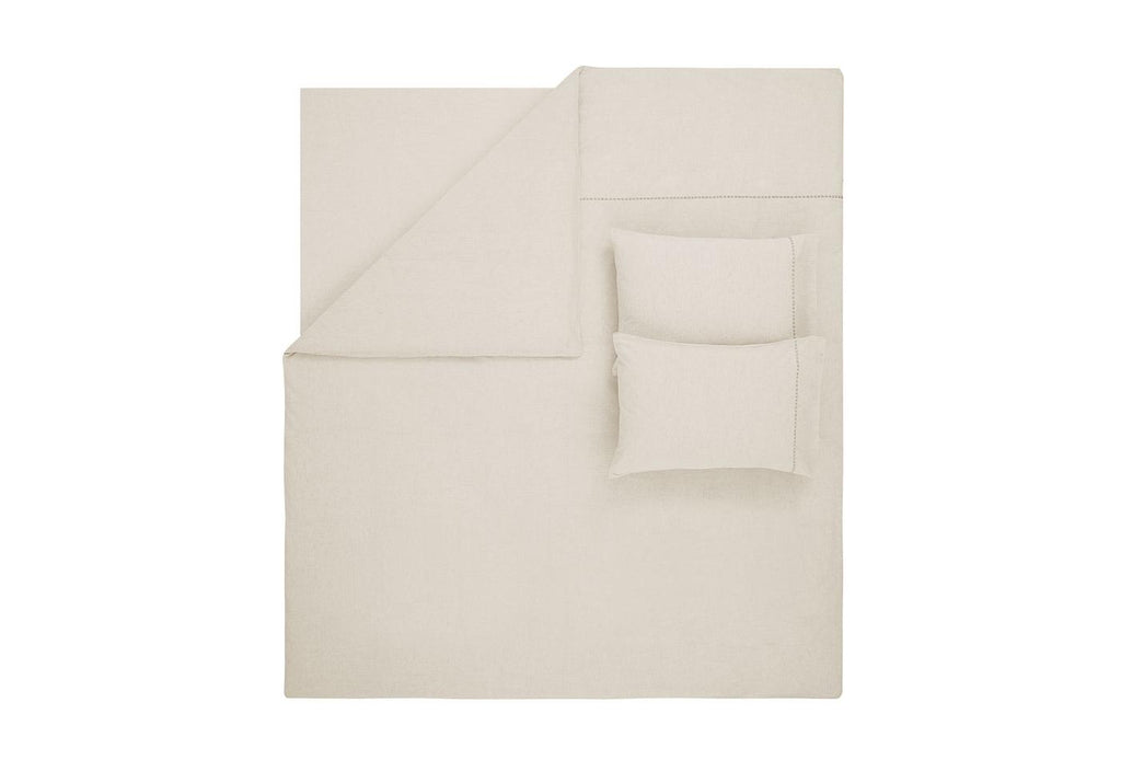 King Beige Beige gestreept Dekbedovertrekset Tweepersoons - foto 4