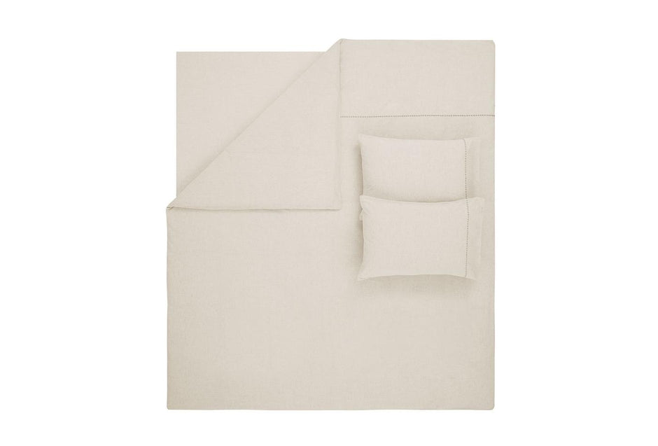 King Beige gestreept Dekbedovertrekset Tweepersoons