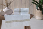 Clair Wit Gasthanddoek 3-delig 30x50 cm