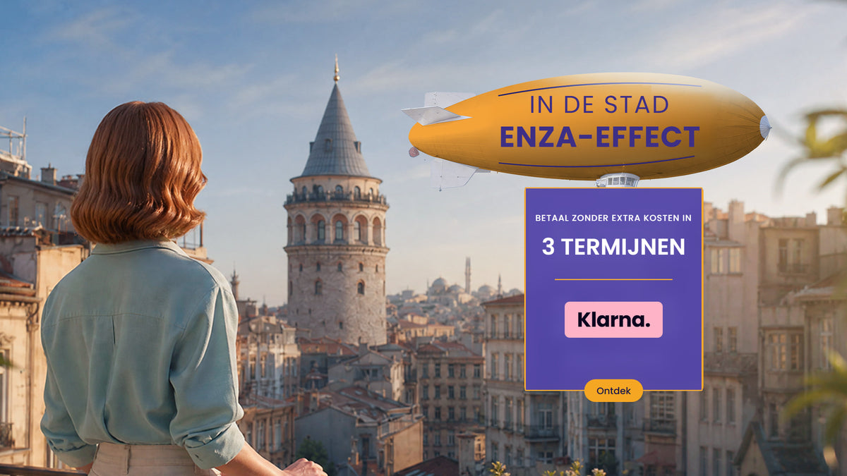 In de stad Enza-effect: betaal in 3 termijnen met Klarna