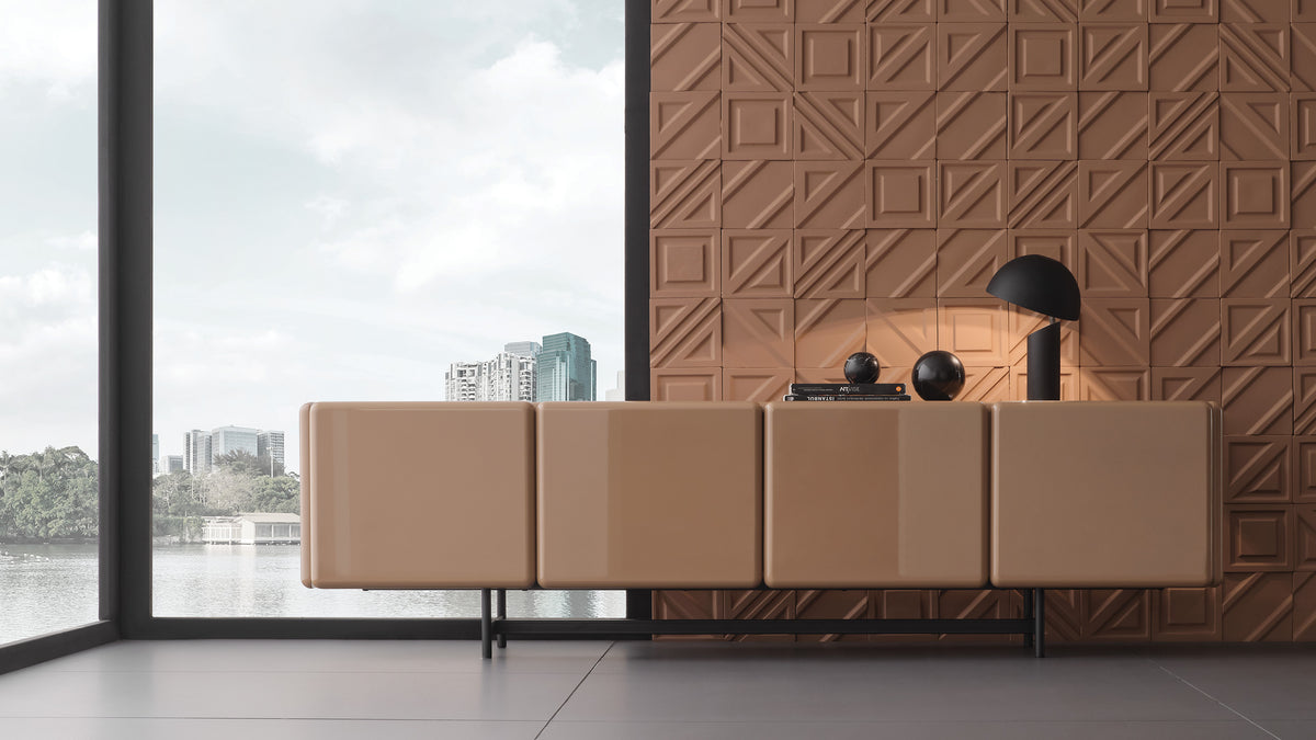 Dressoir van Enza Home voor een reliëfwand