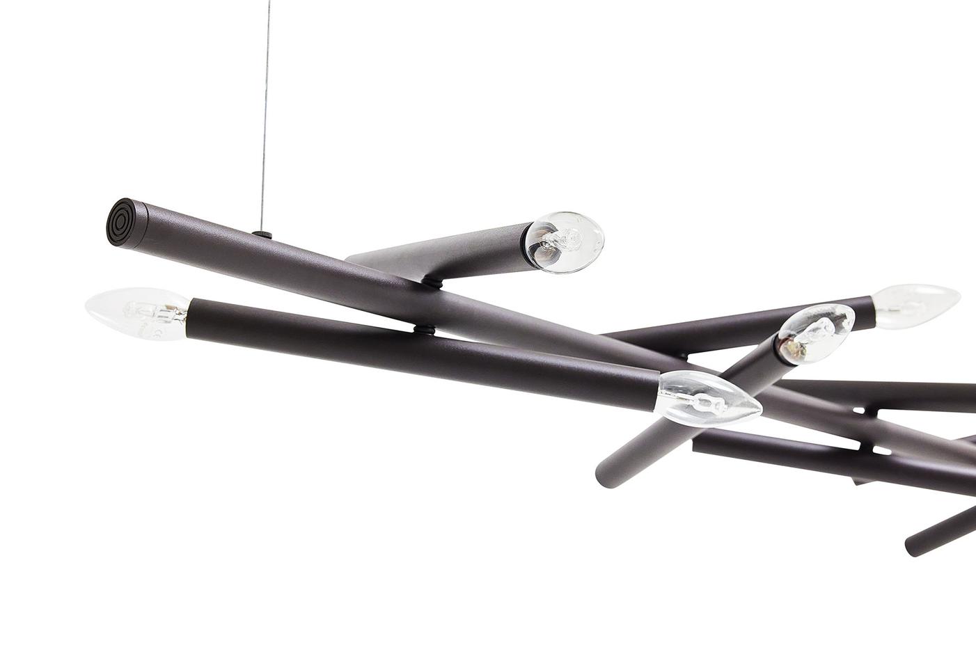 Mikado Hanglamp Donker Bruin - foto 4