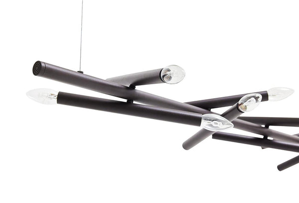 Mikado Hanglamp Donker Bruin