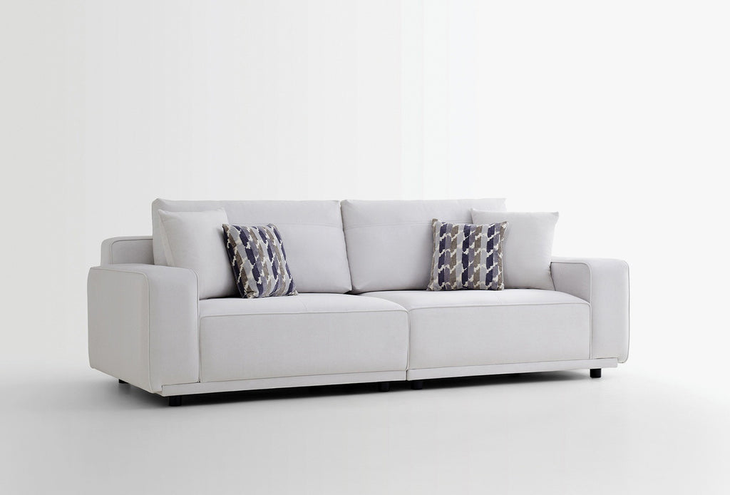 Mesta 3-Zitsbank Orme Stof Creme - foto 2