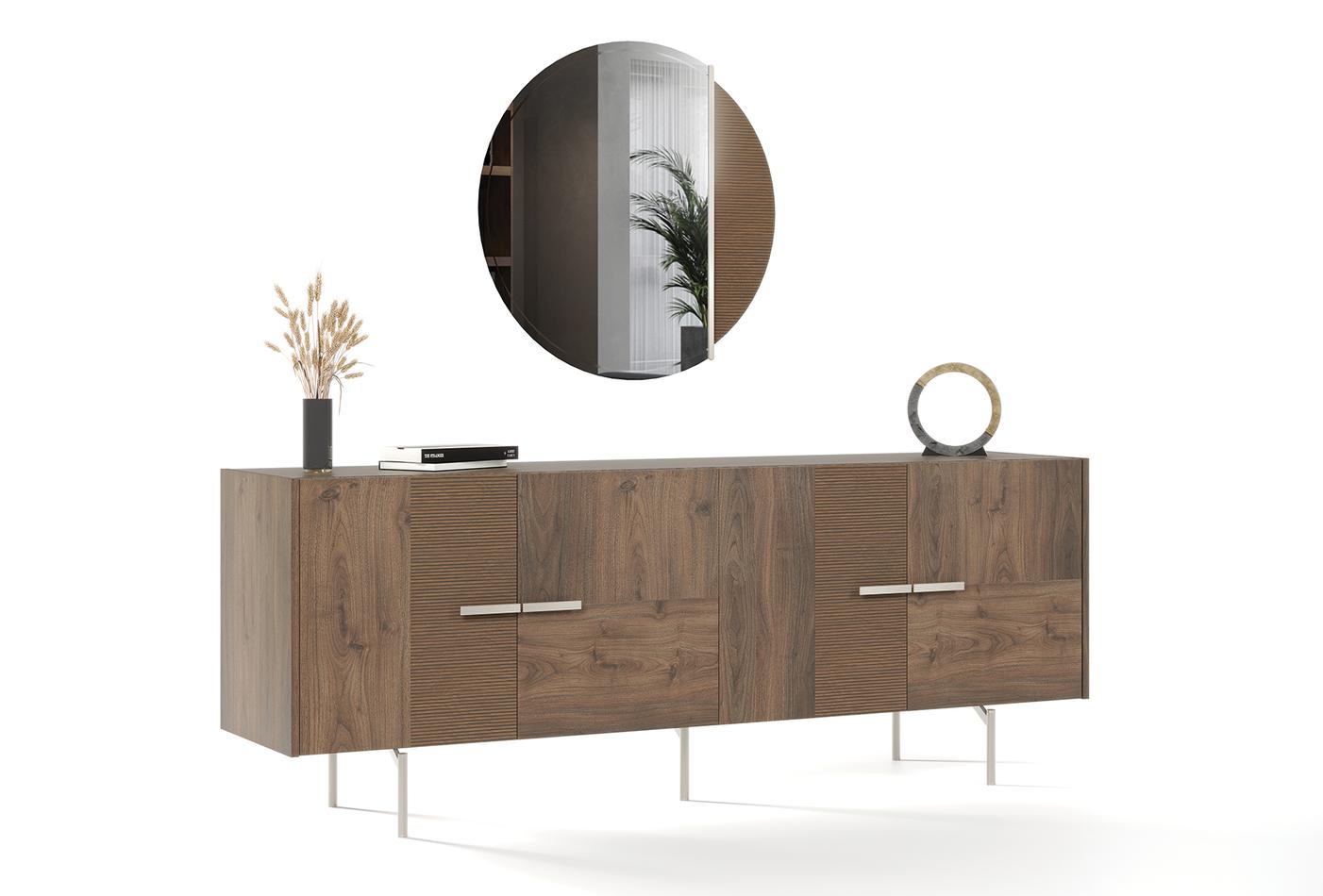 Pavia Dressoir OAK Topper 209x80 cm - foto 2