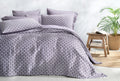 Clara Paars Bed Sprei Seti Eenpersoons