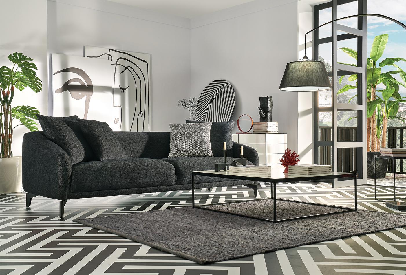 Maison 3-Zitsbank met Slaapfunctie + Fauteuil - foto 6