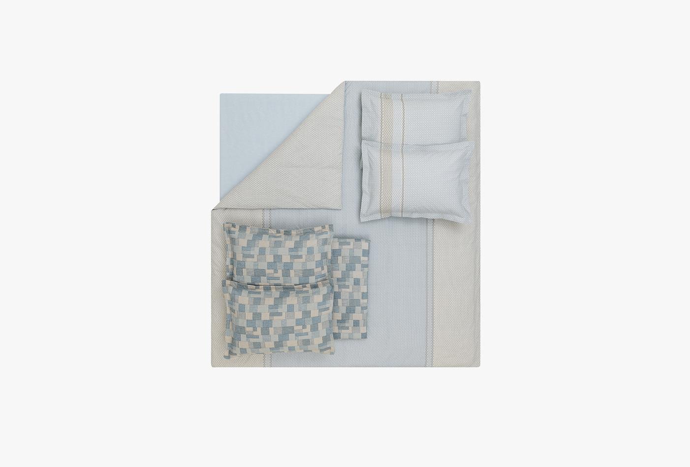 Tanna Indigo met bedsprei Dekbedovertrekset Tweepersoons - foto 2