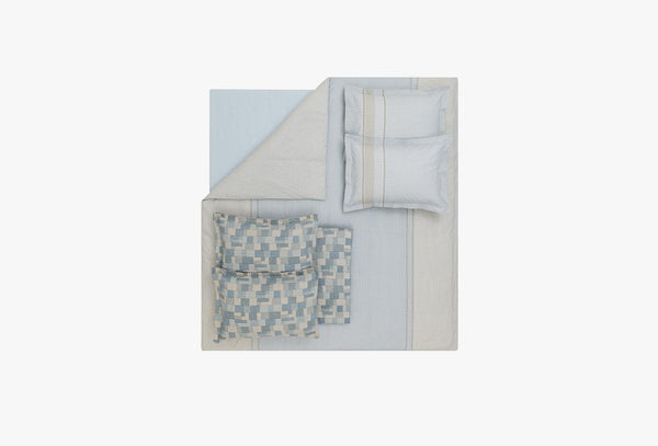 Tanna Indigo met bedsprei Dekbedovertrekset Tweepersoons