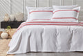Larin Rood Pique Bed Sprei Seti Tweepersoons