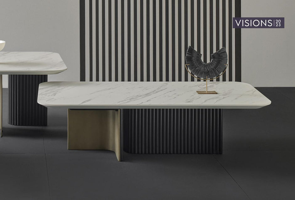 Nassau Salontafel Marmerlook 140X36 Cm