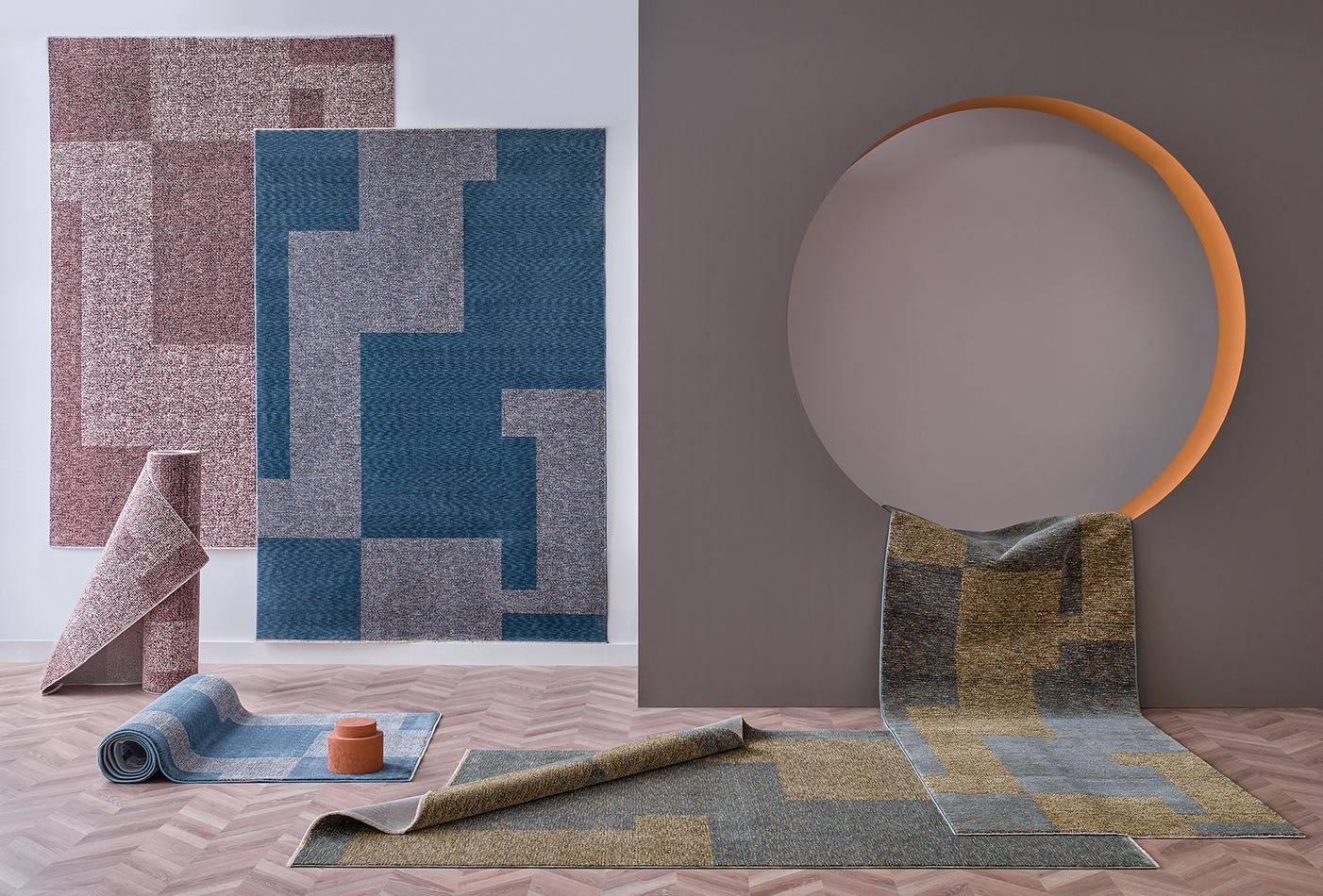 Diagram Vloerkleed Blauw Grijs 160x230 - foto 6