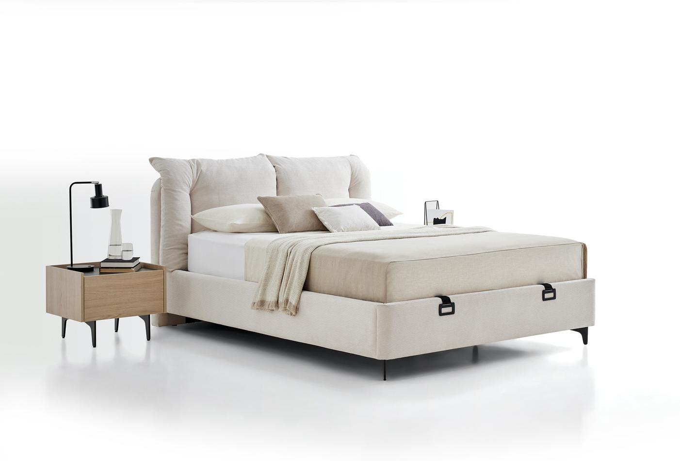 Terra Boxspring Met Hoofdbord Creme - foto 5