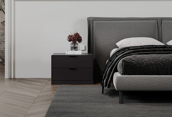 Modena High Gloss Bruin Nachtkastje 61X43 Cm
