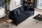 Astera Plus 3-Zitsbank met slaapfunctie Fluweel Marineblauw - foto 5