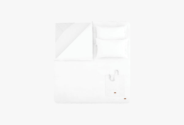 Plain Optik Wit Dekbedovertrekset Tweepersoons