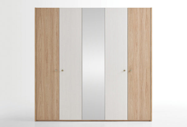 Perge Kledingkast 5-deurs 227X222 Cm