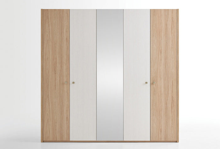 Perge Kledingkast 5-deurs 227X222 Cm