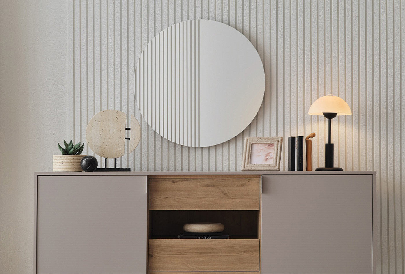 Cante Dressoir Ladekast Spiegel 80x80 cm - foto 4