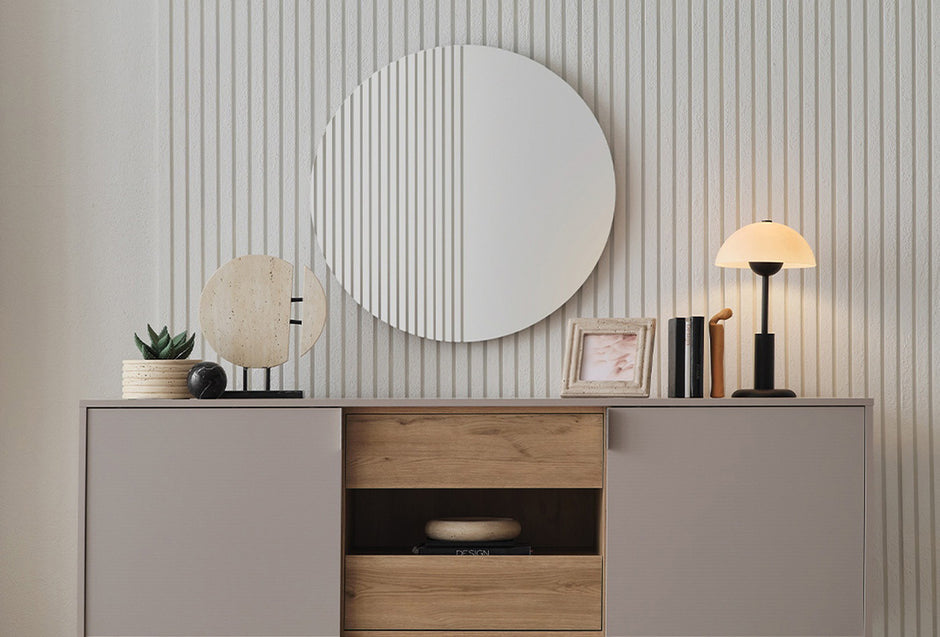 Cante Dressoir Ladekast Spiegel 80X80 Cm
