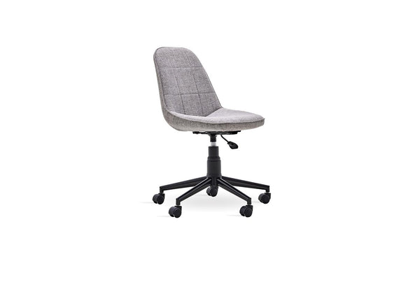 Trendy Eetkamerstoel Linnen stof Blauw