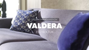 Valdera 3-Zitsbank met Slaapfunctie Linnen geweven Bruin