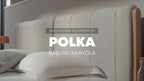 Polka Bed Incl. Hoofdbord 160X200 Licht Groen Linnen stof