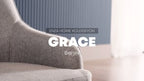 Grace Fauteuil Linnen geweven 14212 Blauw