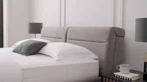Riga Boxspring met hoofdbord 160X200 Cm 16403 Grijs