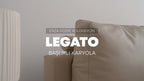 Legato Bed Met Hoofdbord 40119 Creme leatherlook