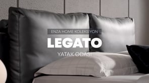 Legato Slaapkamer set: Bed met Hoofdbord, Kledingkast 5-deurs, Ladekast en Nachtkastje 2 stuks