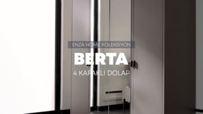 Berta Kledingkast 4-deurs 182X221 Cm