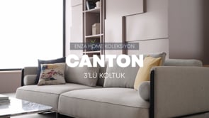 Canton 2-Zitsbank Linnen geweven 17605 Wit