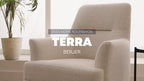 Terra Fauteuil Linnen geweven 16007 Wit
