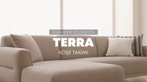 Terra Hoekbank met Slaapfunctie Hoek Links Linnen geweven 16004 Antraciet