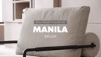 Manila Fauteuil Linnen geweven 17605 Wit