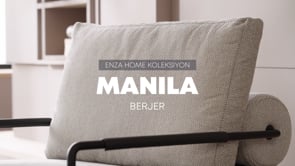 Manila Fauteuil Linnen geweven 17605 Wit