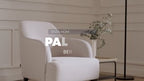 Paloma Fauteuil Geweven stof 55701 Creme